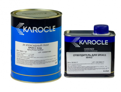 Грунт KAROCLE 4:1 2К STARPRA эпоксидный серый 1л (2шт) + отвердитель SEH52 для эпоксидн грунта 0,5л фото в интернет магазине Новакрас.ру